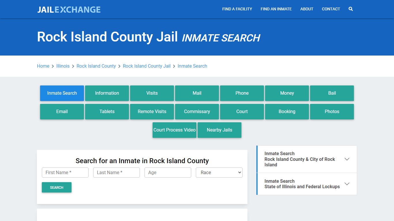 Rock Island County Jail, IL Inmate Search: Roster & Mugshots